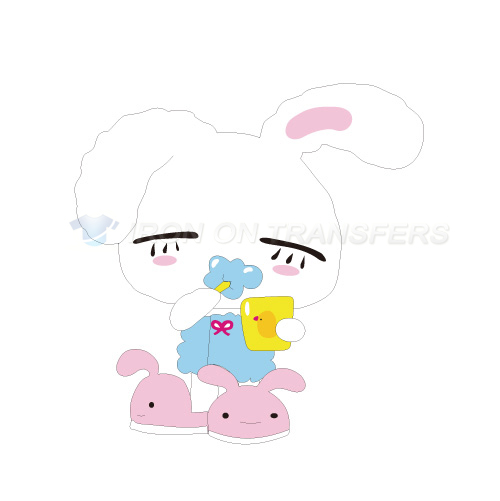 Rabbit Iron-on Stickers (Heat Transfers)NO.8961